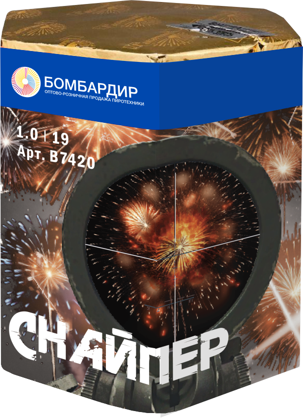 В7420 Салют "Снайпер" Модуль  (1,0"х19) 1/12/1