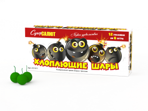 СС1011 Петарда "Хлопающие шары" 16/12/6